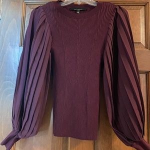 WHBM blouse with flowy sleeves size small
